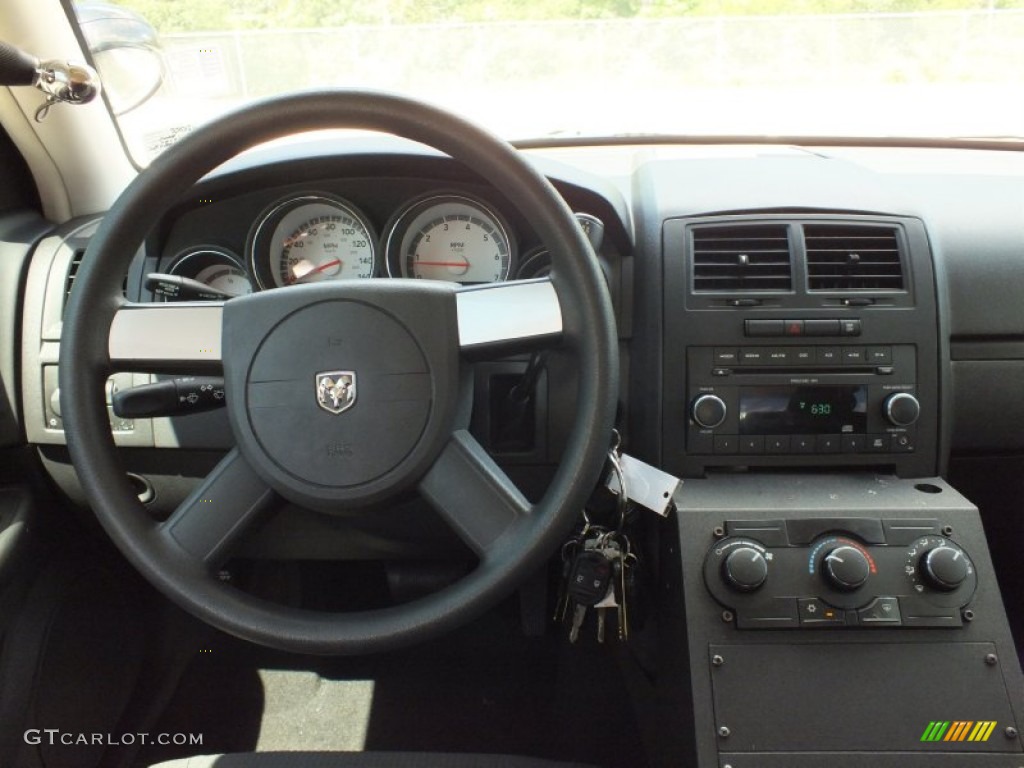 2009 Dodge Charger R/T Police Dark Slate Gray Dashboard Photo #68177340