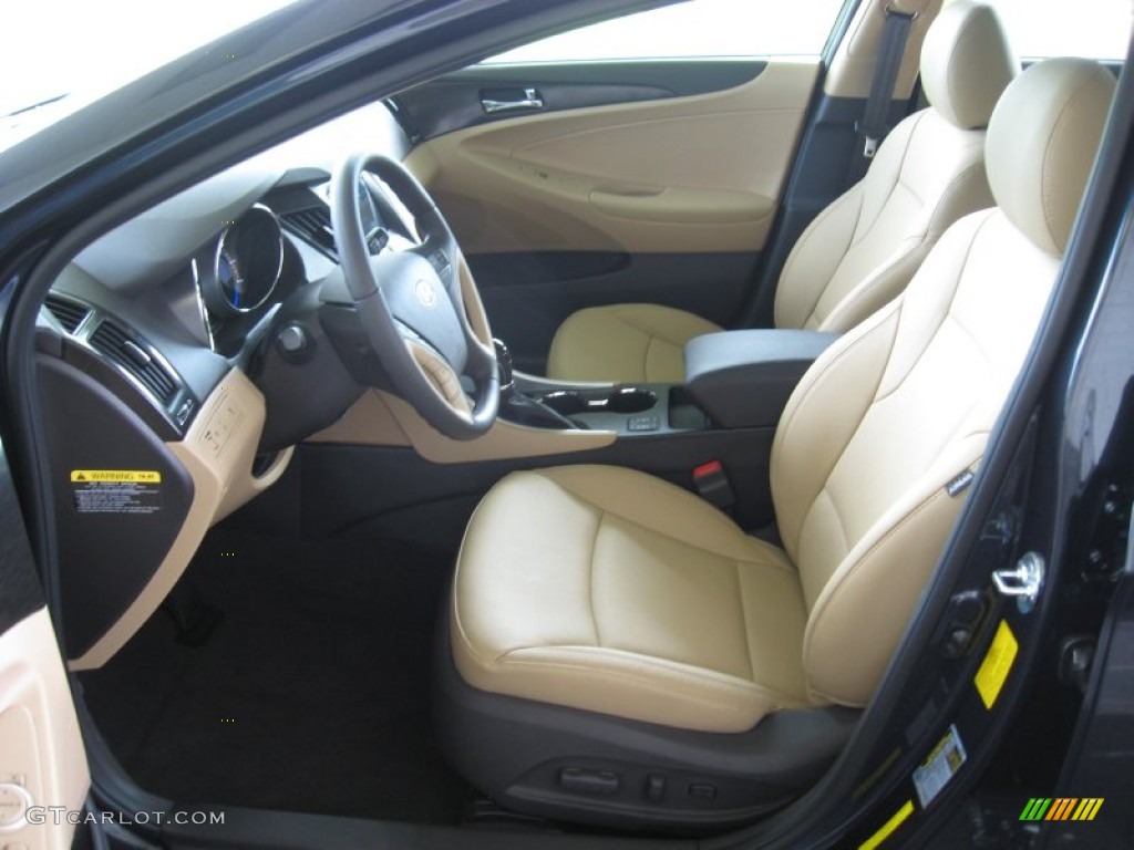 2013 Sonata Limited - Pacific Blue Pearl / Camel photo #14