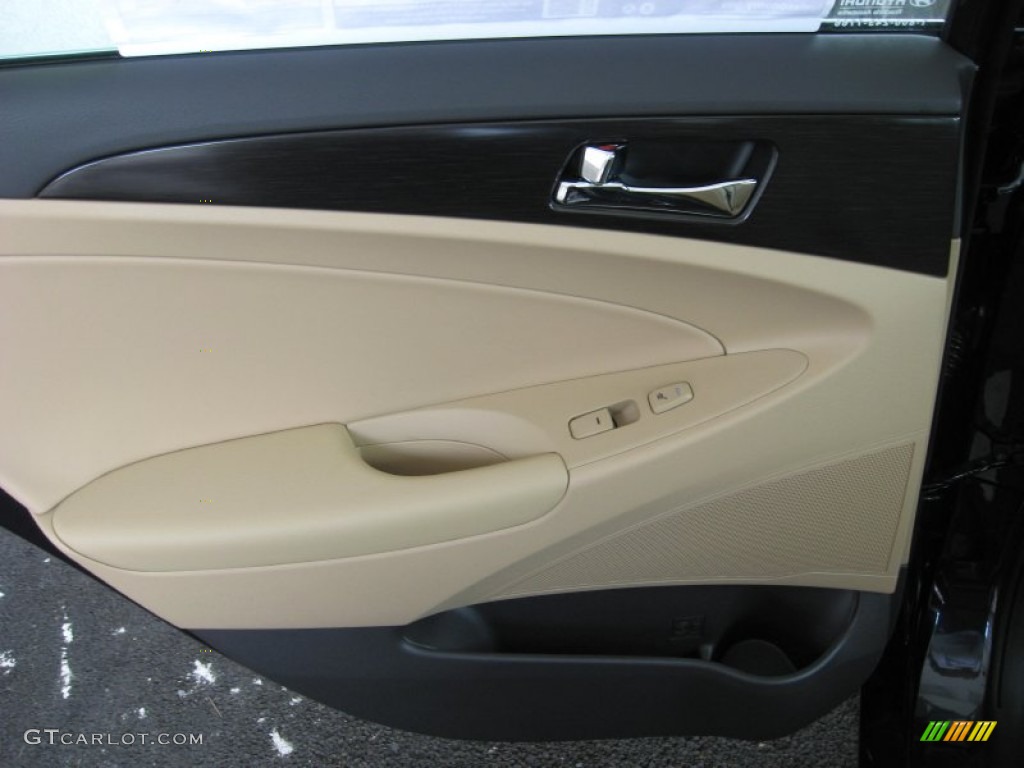 2013 Sonata Limited - Pacific Blue Pearl / Camel photo #19