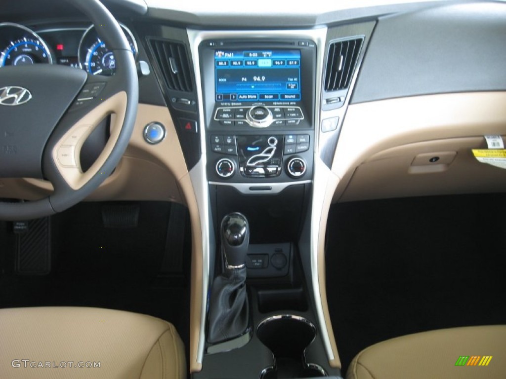 2013 Sonata Limited - Pacific Blue Pearl / Camel photo #24