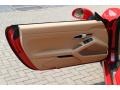 Luxor Beige 2013 Porsche Boxster S Door Panel