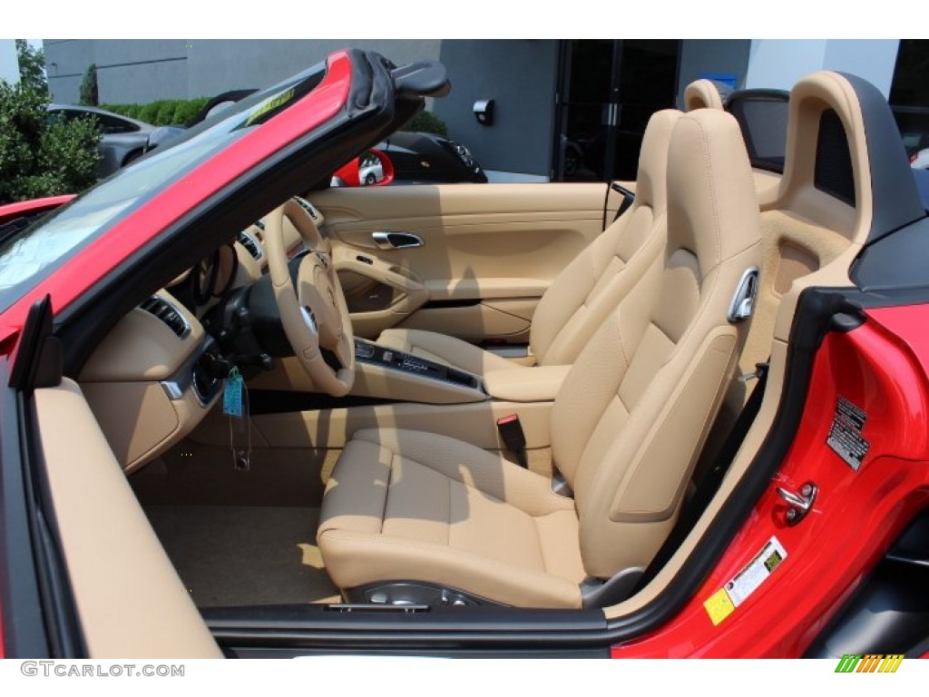 Luxor Beige Interior 2013 Porsche Boxster S Photo #68177730