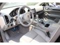 Platinum Grey 2012 Porsche Cayenne S Interior Color