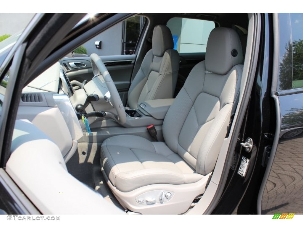 Platinum Grey Interior 2012 Porsche Cayenne S Photo #68178054