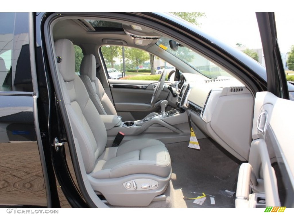 Platinum Grey Interior 2012 Porsche Cayenne S Photo #68178186