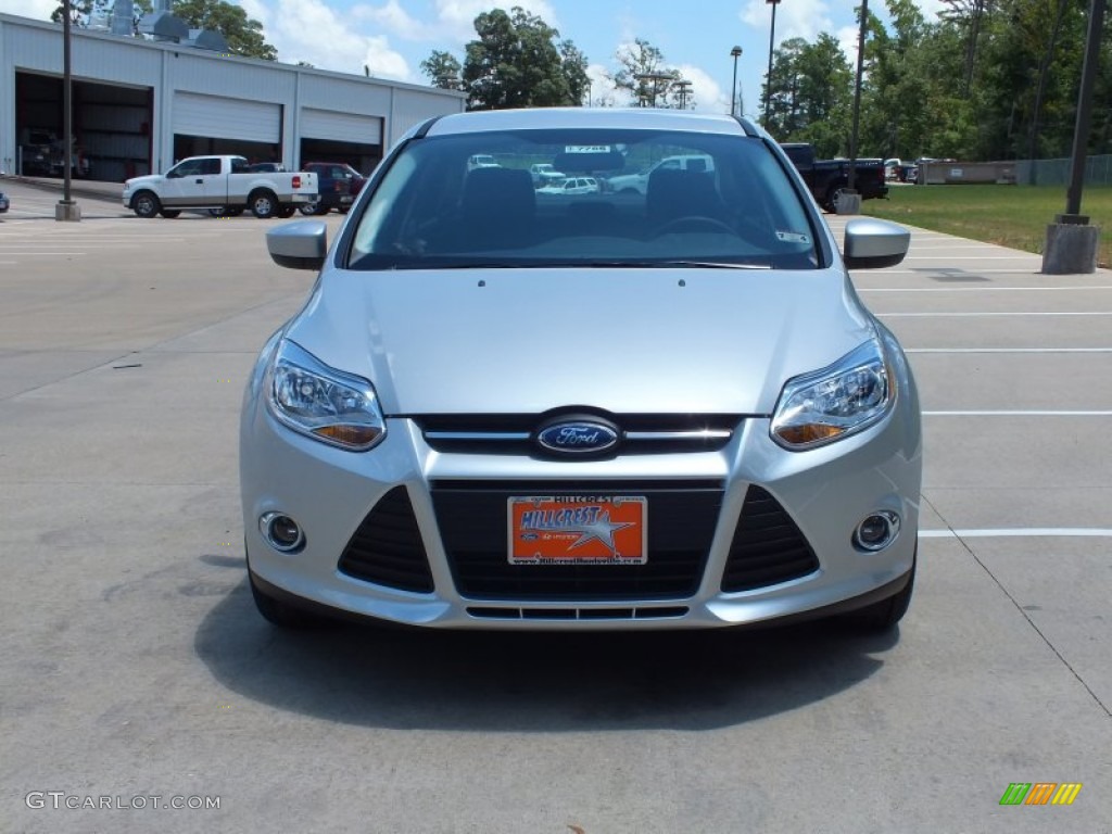 2012 Focus SE Sedan - Ingot Silver Metallic / Charcoal Black photo #10