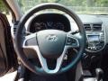Black Steering Wheel Photo for 2013 Hyundai Accent #68178606