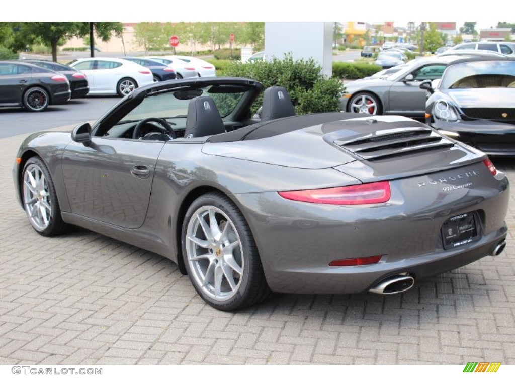Agate Grey Metallic 2012 Porsche New 911 Carrera Cabriolet Exterior Photo #68178618