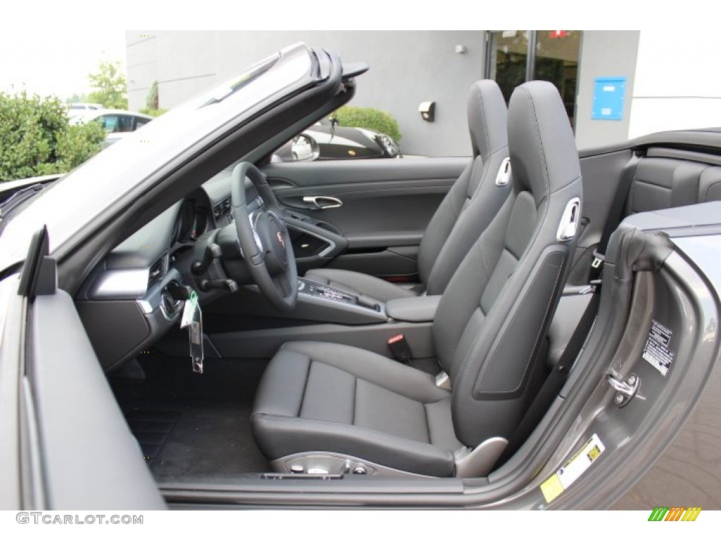 Black Interior 2012 Porsche New 911 Carrera Cabriolet Photo #68178660