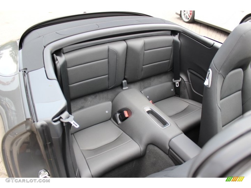 Black Interior 2012 Porsche New 911 Carrera Cabriolet Photo #68178792