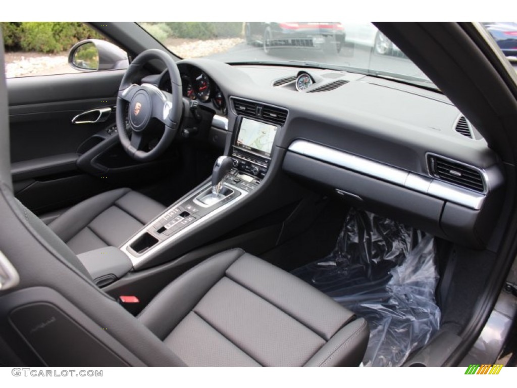 Black Interior 2012 Porsche New 911 Carrera Cabriolet Photo #68178801