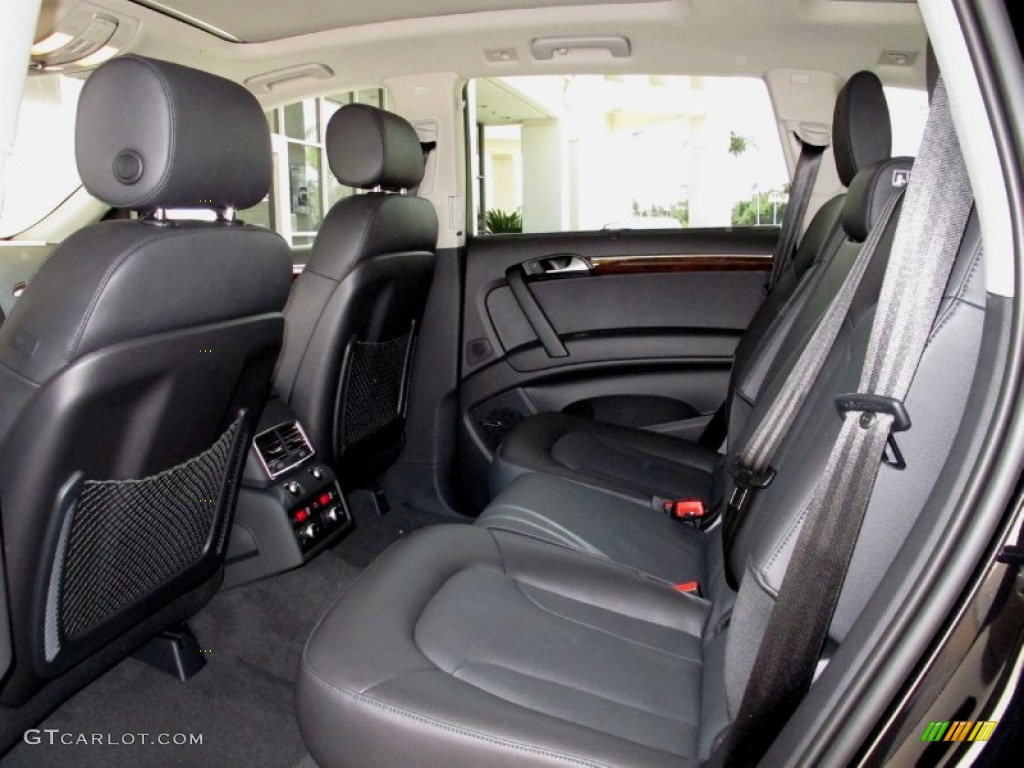 Black Interior 2012 Audi Q7 3.0 TDI quattro Photo #68178870