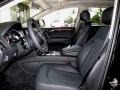 2012 Audi Q7 Black Interior Front Seat Photo