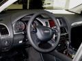 2012 Audi Q7 Black Interior Steering Wheel Photo