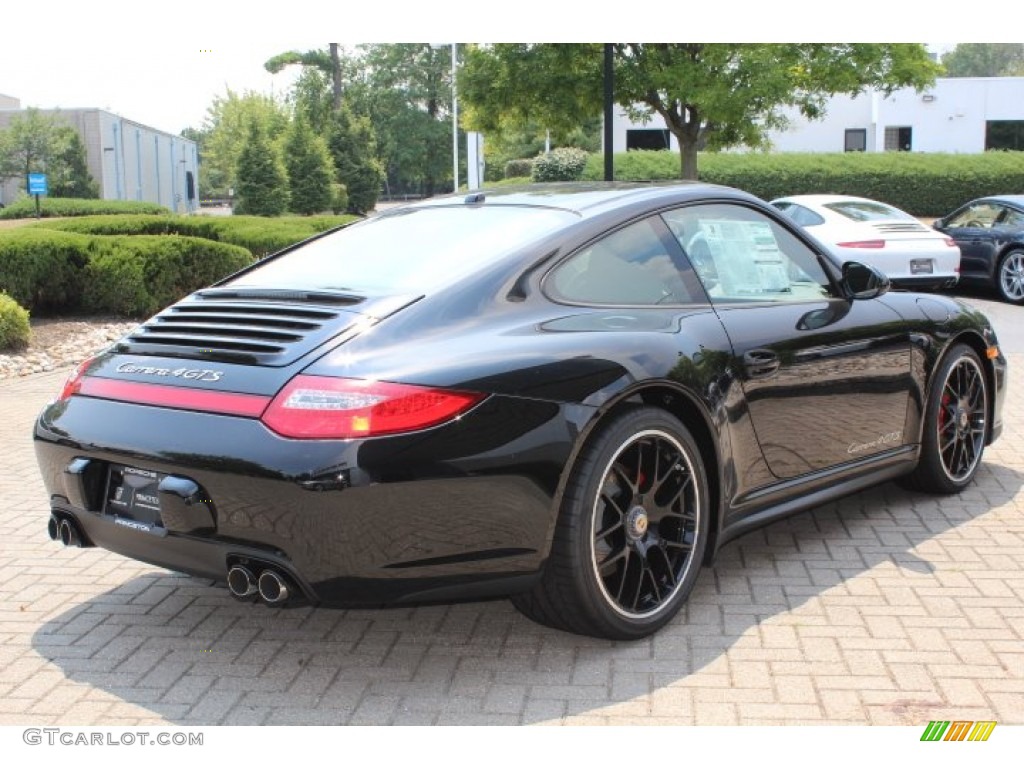 2012 911 Carrera 4 GTS Coupe - Black / Black photo #5