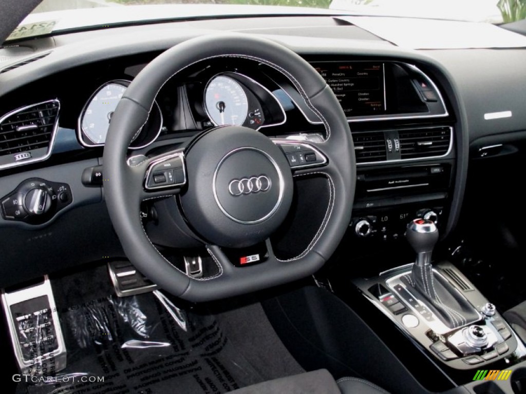 2013 Audi S5 3.0 TFSI quattro Coupe Black Dashboard Photo #68178963