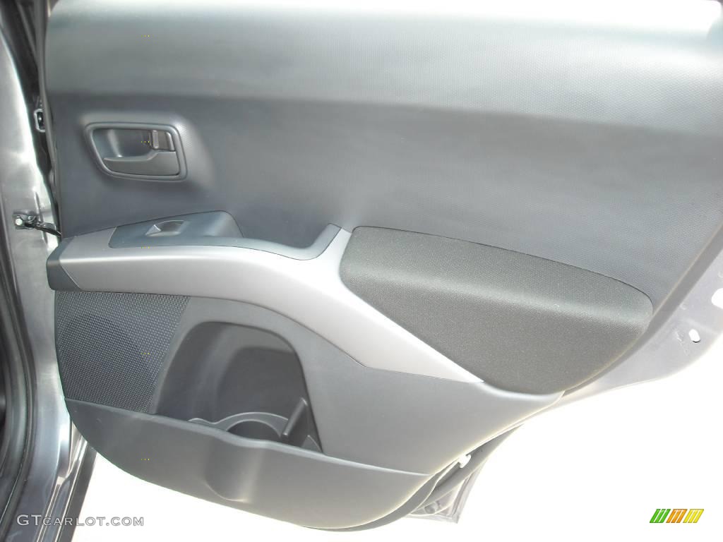 2008 Outlander ES - Graphite Gray Pearl / Black photo #20