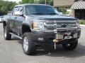 2010 Taupe Gray Metallic Chevrolet Silverado 1500 LTZ Crew Cab 4x4  photo #4