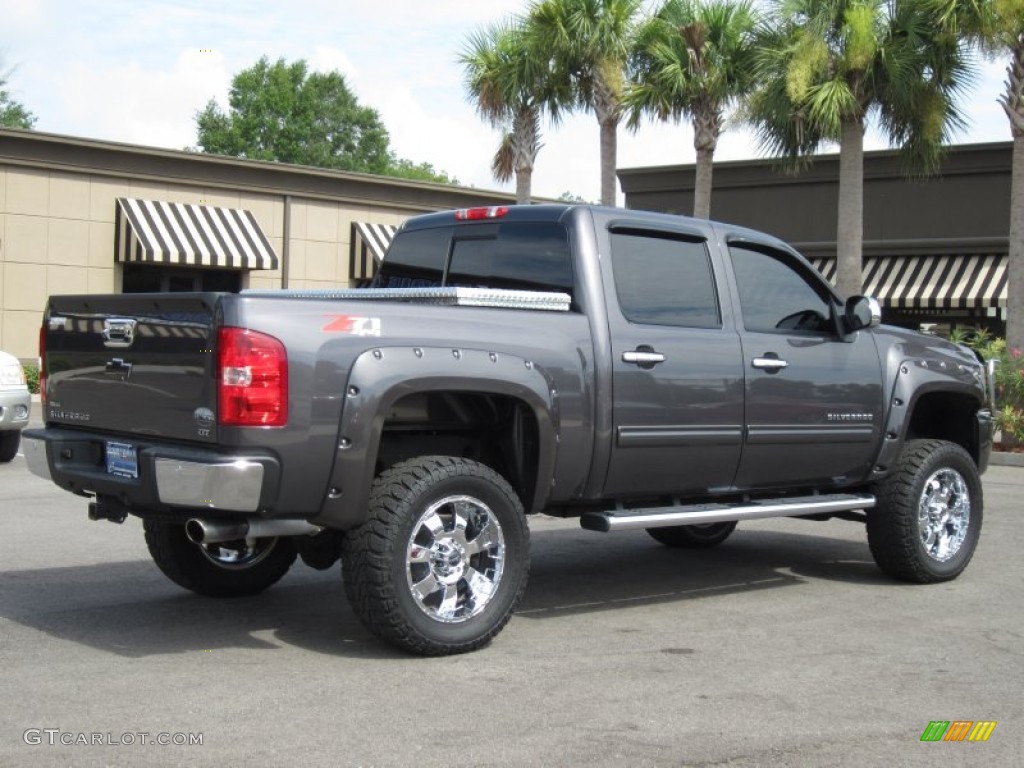 2010 Silverado 1500 LTZ Crew Cab 4x4 - Taupe Gray Metallic / Ebony photo #6