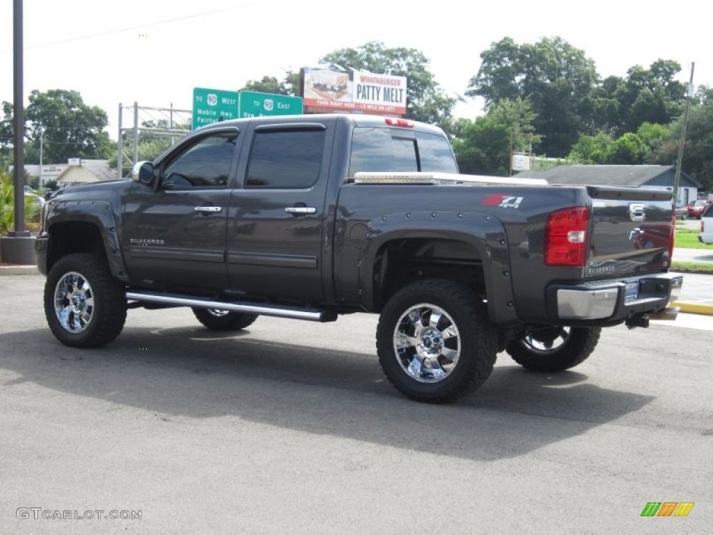 2010 Silverado 1500 LTZ Crew Cab 4x4 - Taupe Gray Metallic / Ebony photo #10