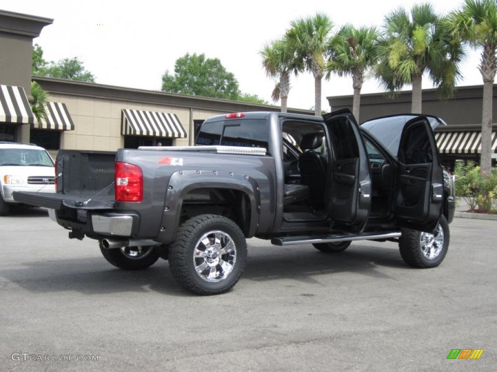 2010 Silverado 1500 LTZ Crew Cab 4x4 - Taupe Gray Metallic / Ebony photo #23