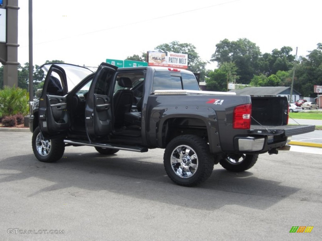 2010 Silverado 1500 LTZ Crew Cab 4x4 - Taupe Gray Metallic / Ebony photo #25