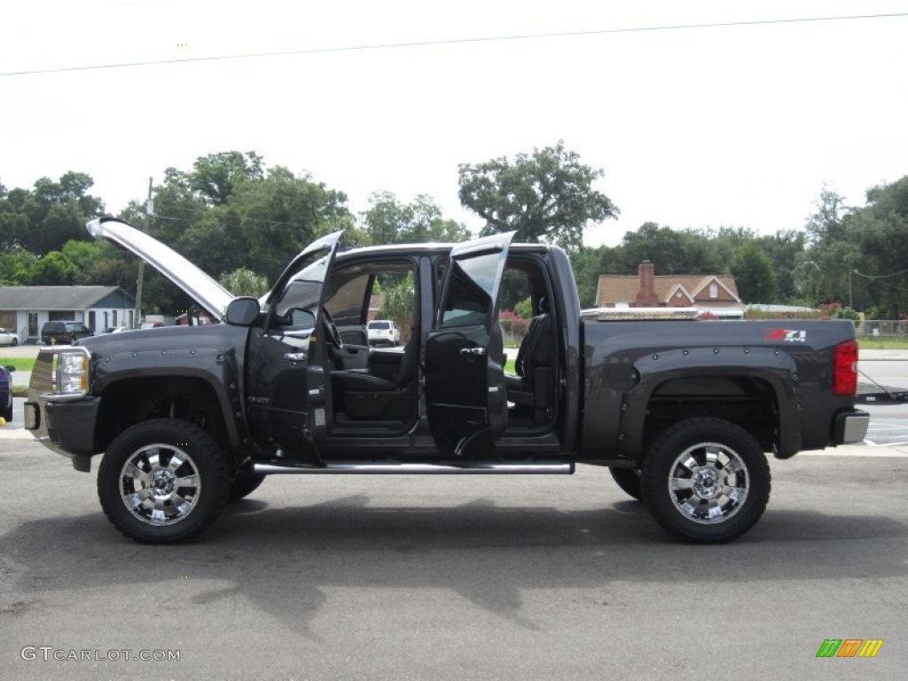 2010 Silverado 1500 LTZ Crew Cab 4x4 - Taupe Gray Metallic / Ebony photo #26