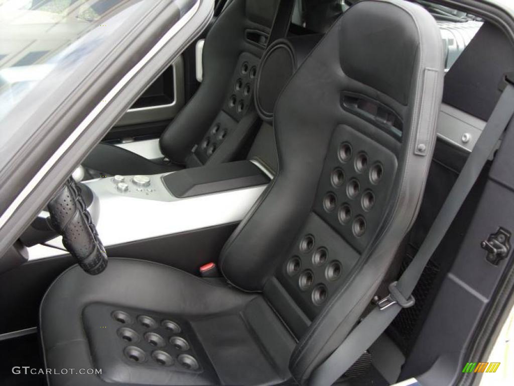 Ebony Black Interior 2005 Ford GT Standard GT Model Photo #6818183