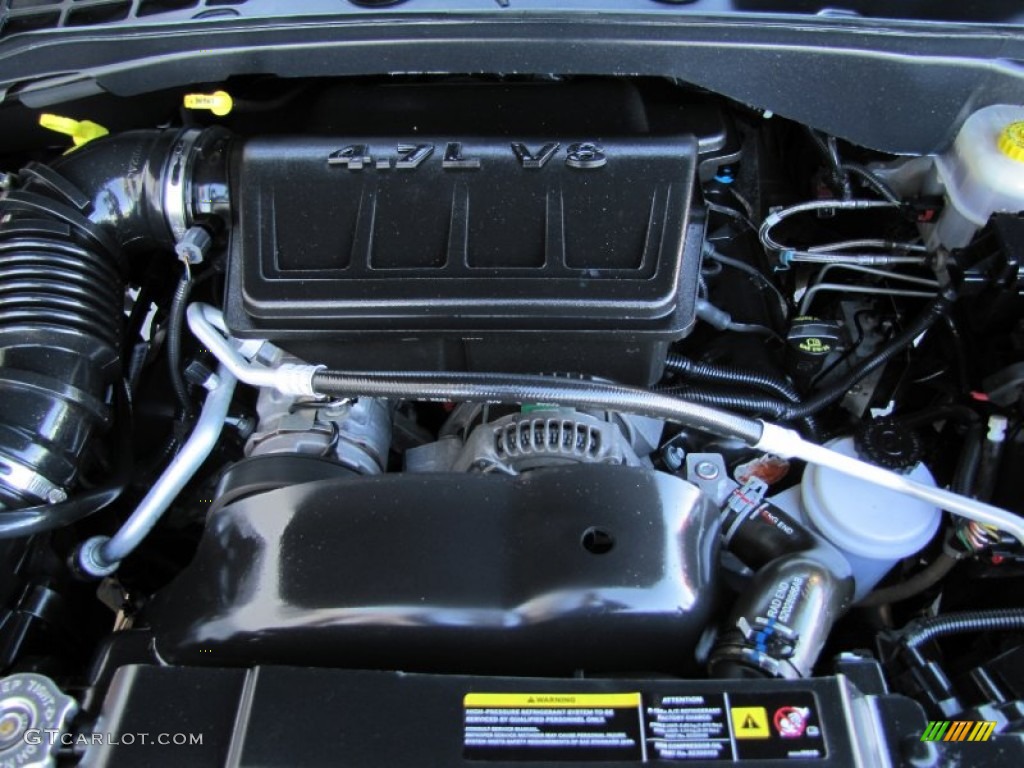 2008 Dodge Durango SXT 4x4 4.7 Liter SOHC 16-Valve Flex-Fuel V8 Engine Photo #68182244