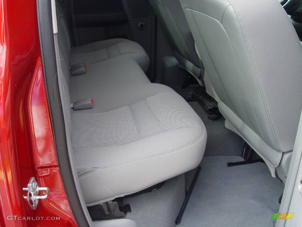 2007 Ram 1500 ST Quad Cab 4x4 - Inferno Red Crystal Pearl / Medium Slate Gray photo #12