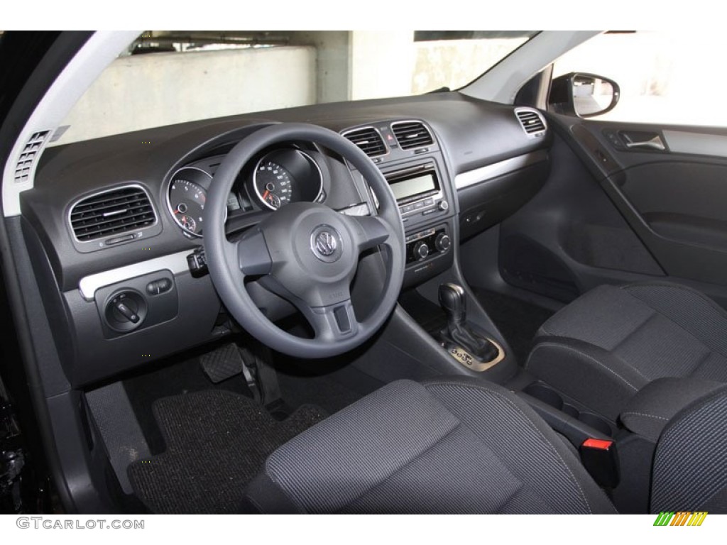 Titan Black Interior 2013 Volkswagen Golf 2 Door Photo #68182947