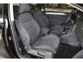 Titan Black Front Seat Photo for 2013 Volkswagen Golf #68183067