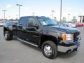 Front 3/4 View of 2009 Sierra 3500HD SLT Crew Cab 4x4 Dually