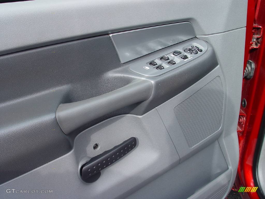 2007 Ram 1500 ST Quad Cab 4x4 - Inferno Red Crystal Pearl / Medium Slate Gray photo #13