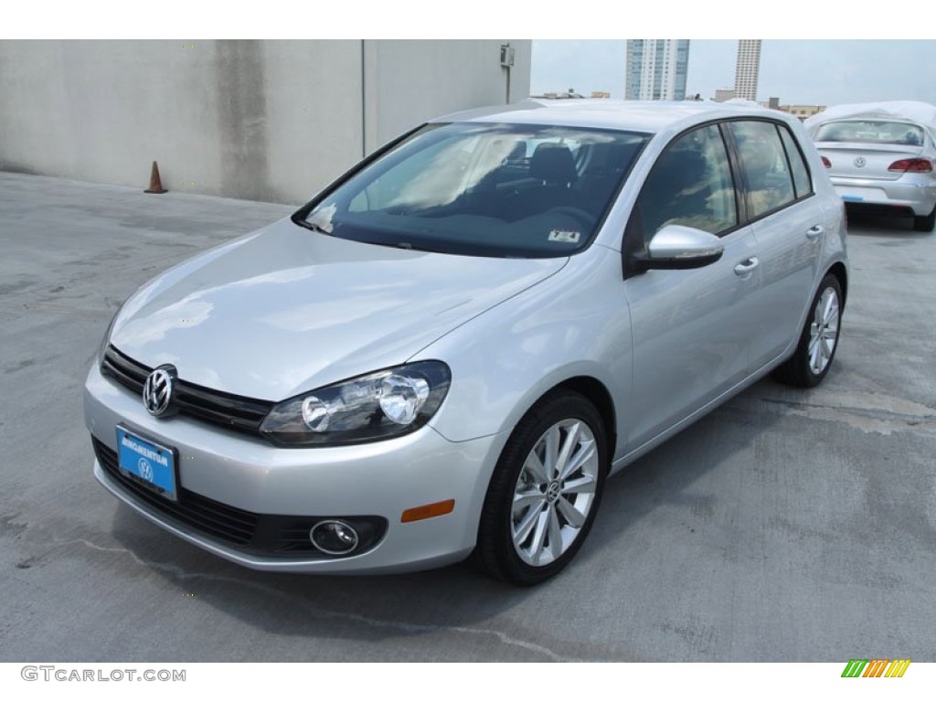 Reflex Silver Metallic 2013 Volkswagen Golf 4 Door TDI Exterior Photo #68183115