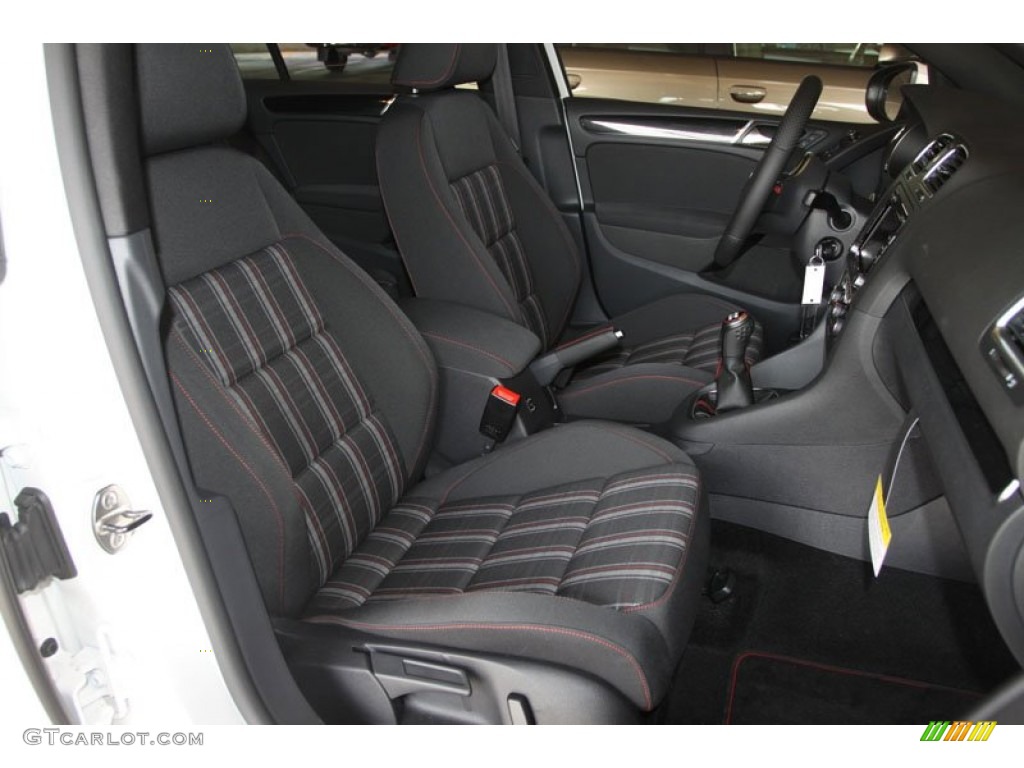 Interlagos Plaid Cloth Interior 2013 Volkswagen GTI 4 Door Photo #68183550