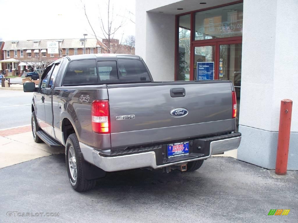 2006 F150 XLT SuperCab 4x4 - Dark Shadow Grey Metallic / Medium/Dark Flint photo #3