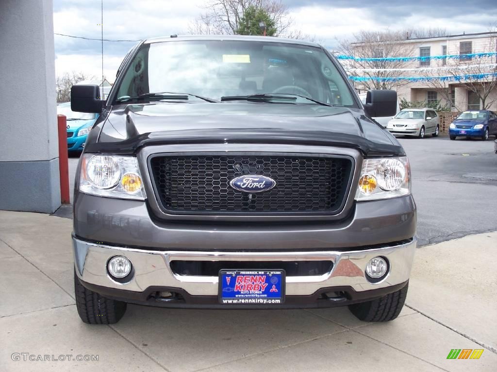 2006 F150 XLT SuperCab 4x4 - Dark Shadow Grey Metallic / Medium/Dark Flint photo #11