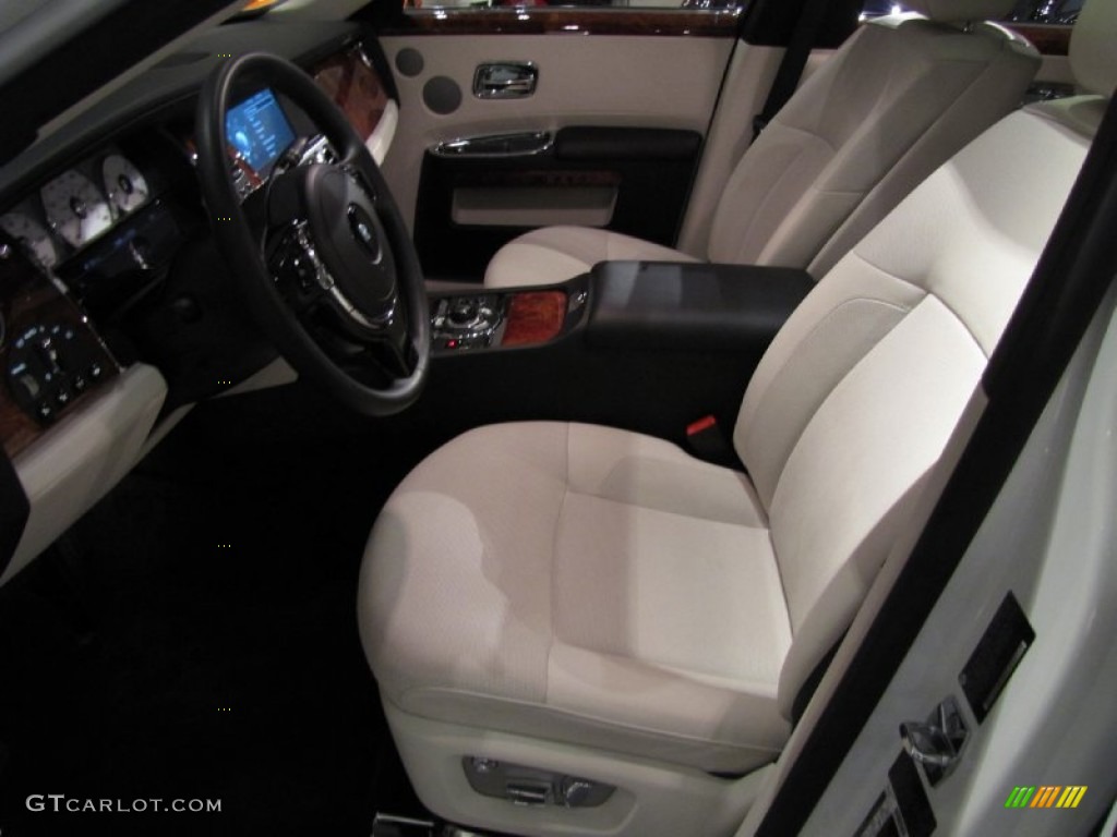 Creme Light/Black Interior 2011 Rolls-Royce Ghost Standard Ghost Model Photo #68184141