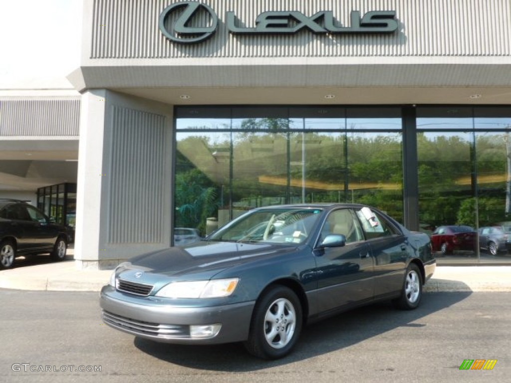 1998 ES 300 - Dark Green Metallic / Gray photo #1