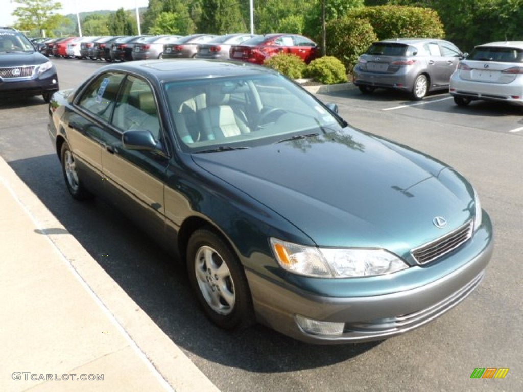 1998 ES 300 - Dark Green Metallic / Gray photo #6