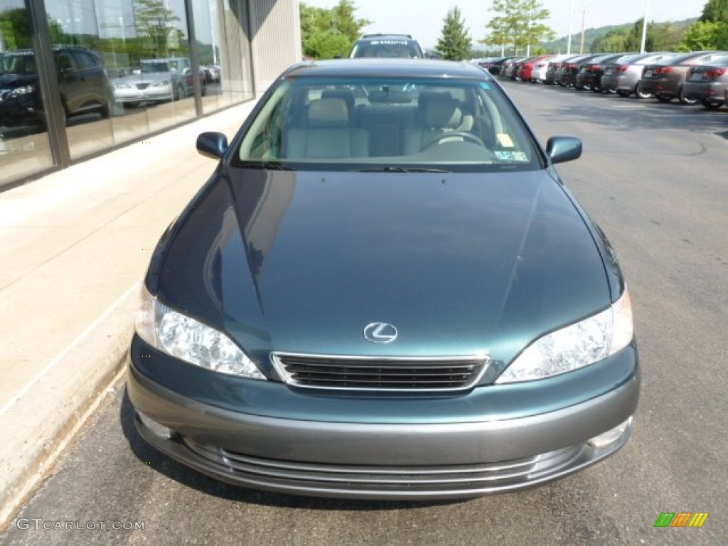 1998 ES 300 - Dark Green Metallic / Gray photo #7
