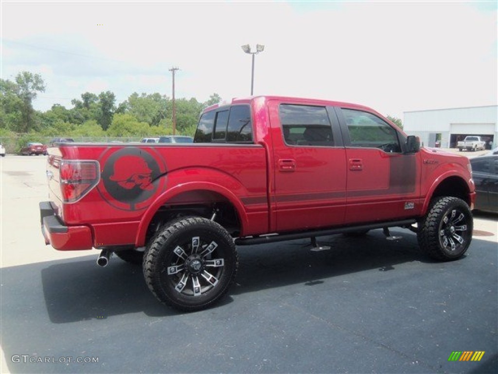 Red Candy Metallic 2012 Ford F150 FX4 SuperCrew 4x4 Exterior Photo #68186784