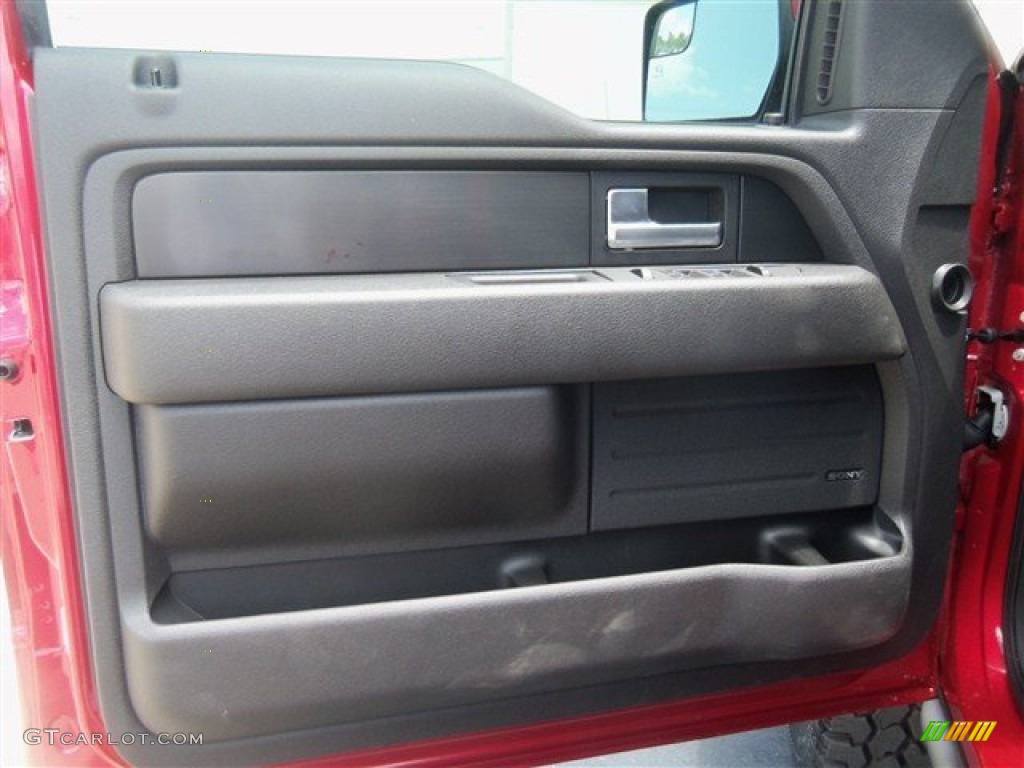 2012 F150 FX4 SuperCrew 4x4 - Red Candy Metallic / FX Sport Appearance Black/Red photo #11