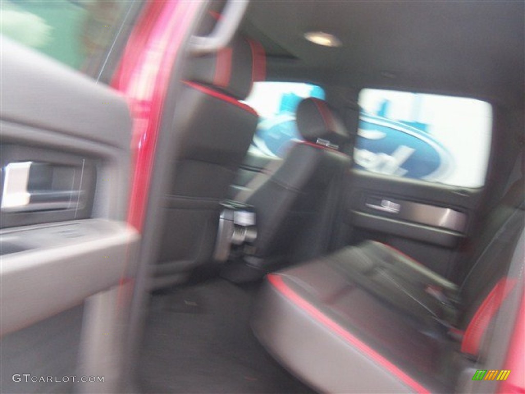 2012 F150 FX4 SuperCrew 4x4 - Red Candy Metallic / FX Sport Appearance Black/Red photo #12