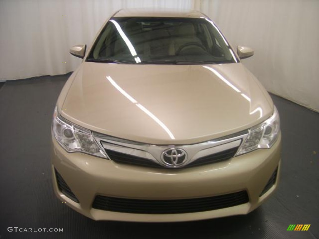 2012 Camry LE - Sandy Beach Metallic / Ivory photo #2