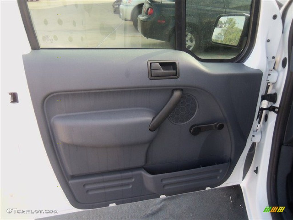 2012 Ford Transit Connect XL Van Dark Grey Door Panel Photo #68188671