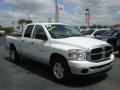 2007 Bright White Dodge Ram 1500 SLT Quad Cab  photo #7