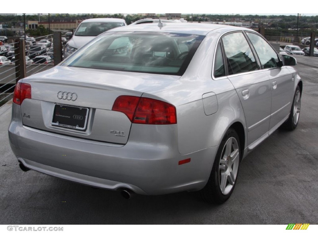 2008 A4 2.0T Special Edition quattro Sedan - Light Silver Metallic / Light Gray photo #7