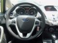 2012 Ford Fiesta Charcoal Black Interior Steering Wheel Photo